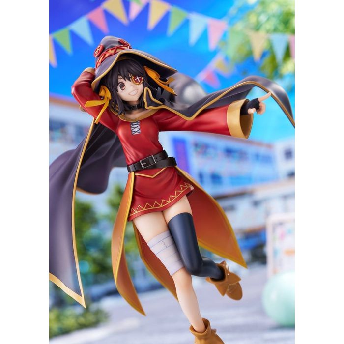 Konosuba x Haruhi Suzumiya PVC Figure 1/7 Haruhi Suzumiya Megumin Collaboration Ver. Illustration by Noizi Ito 25 cm