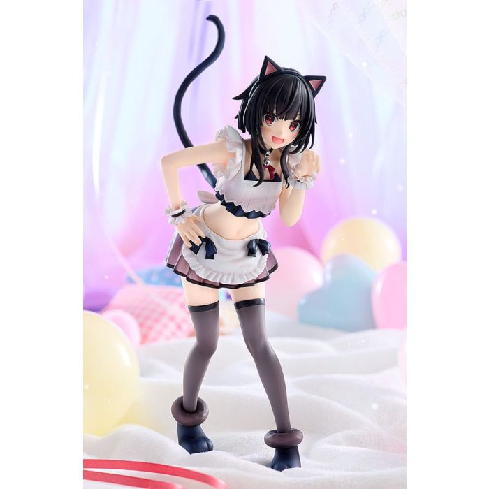 Konosuba God's blessing on this wonderful world! PVC Statue Megumin: Light Novel Catgirl Maid Ver. 16 cm