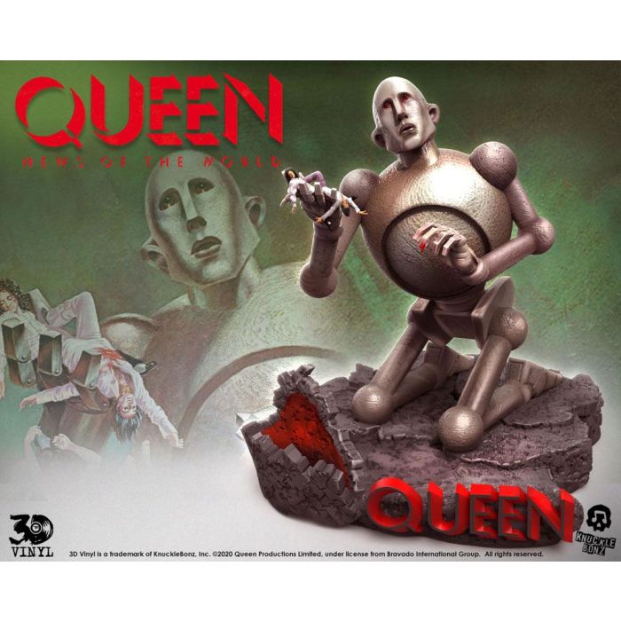 Queen 3D Vinyl Statue Queen Robot (News of the World) 20 x 21 x 24 cm