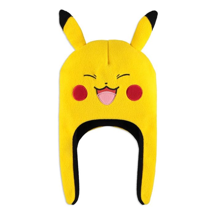 Pokemon Ski Beanie Polar Fleece Pikachu 