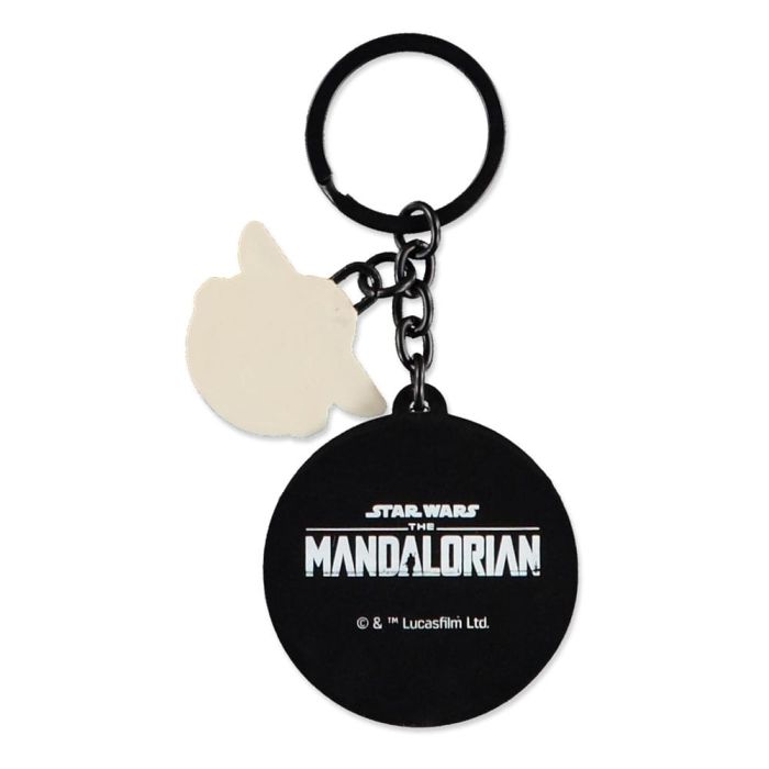 Star Wars: The Mandalorian Rubber Keychain Mandalorian & Grogu 