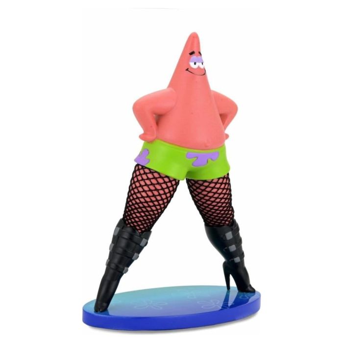 SpongeBob SquarePants Goofy Goober Rock Art Figure Patrick Star in Fishnets 15 cm