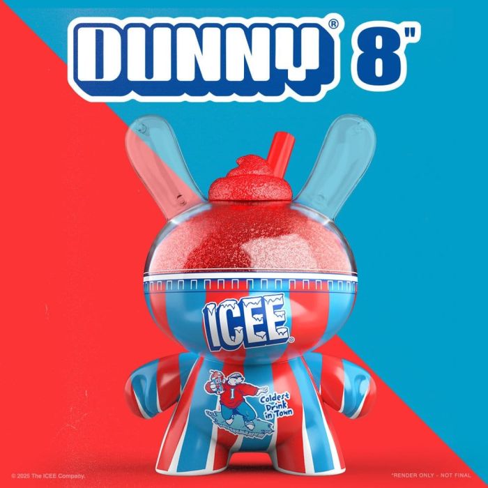 Icee Dunny Art Figure Cherry Icee 20 cm