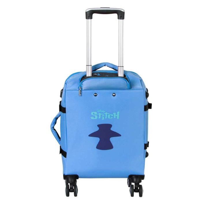 Lilo & Stitch 4-Wheel Cabin Suitcase Stitch Face Blue 55 cm 