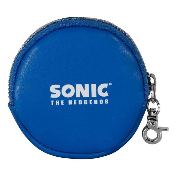 Sonic - The Hedgehog Face-Cookie Coin Purse SEGA Blue