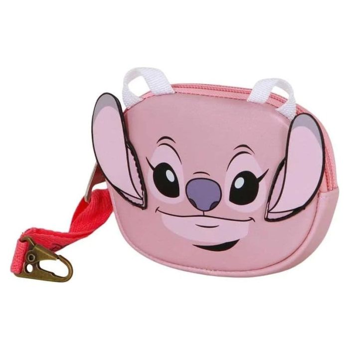 Lilo & Stitch Pill Coin Purse Angel Face Pink