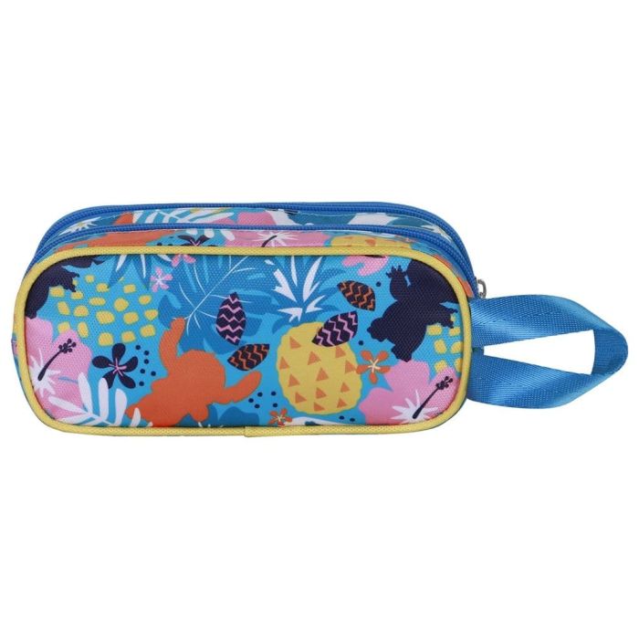 Lilo & Stitch 3D Double Pencil case Colors Turquoise