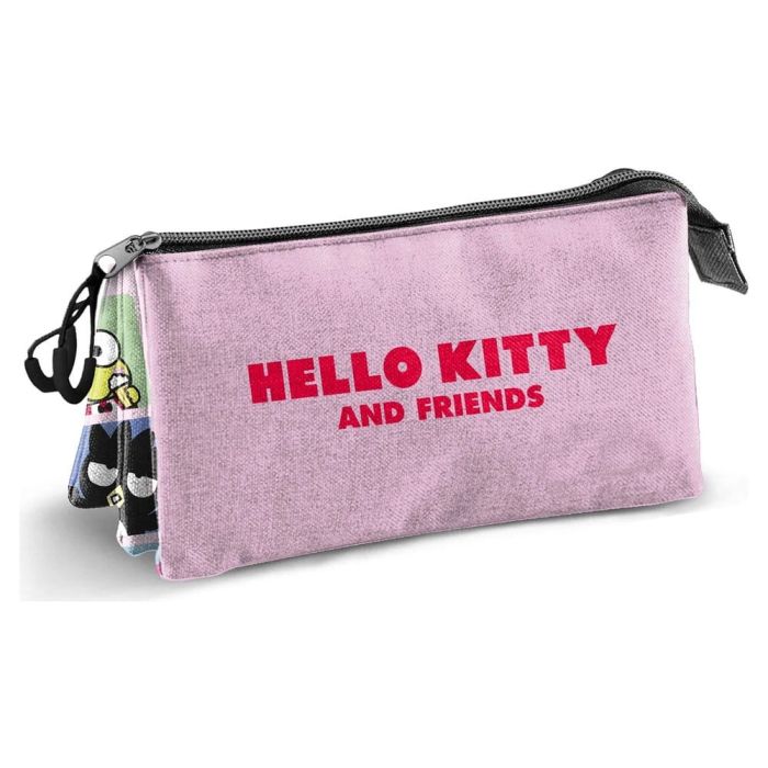 Sanrio Triple Pencil case Hello Kitty Panels Multicolour