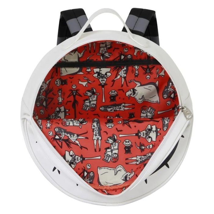 Nightmare before Christmas Round Shoulder Backpack Bone