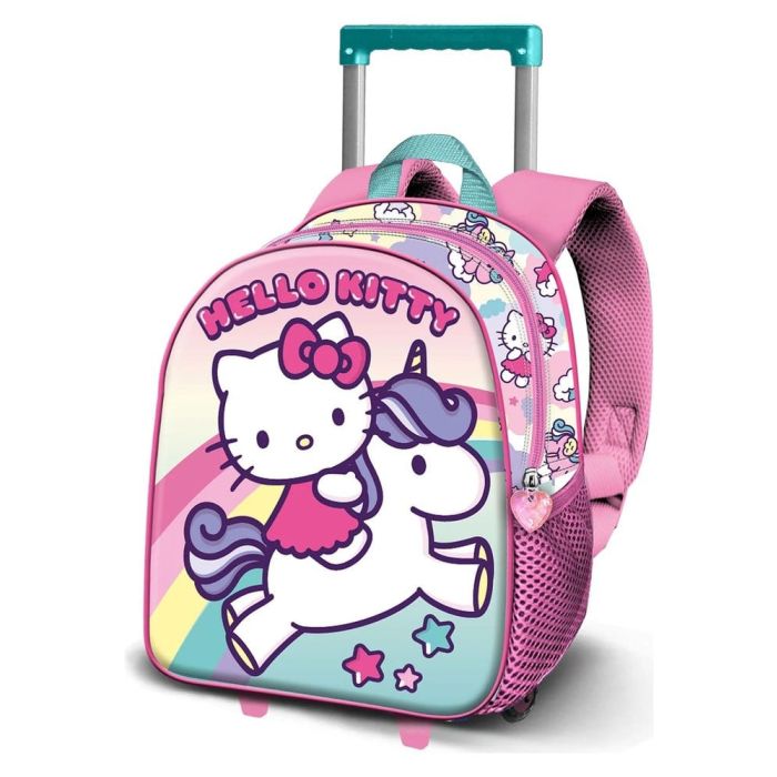 Sanrio 3D Backpack with Wheels Hello Kitty Unicorn