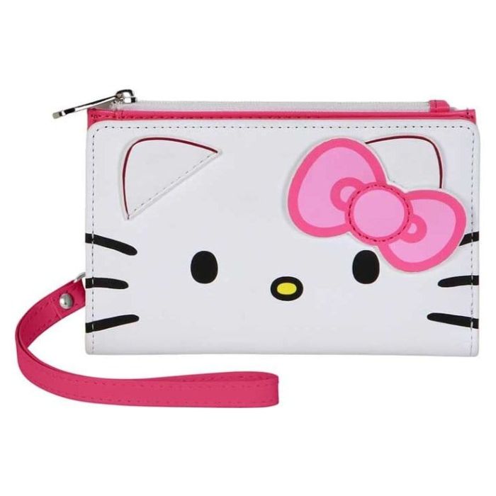 Sanrio Slim Wallet Hello Kitty Face