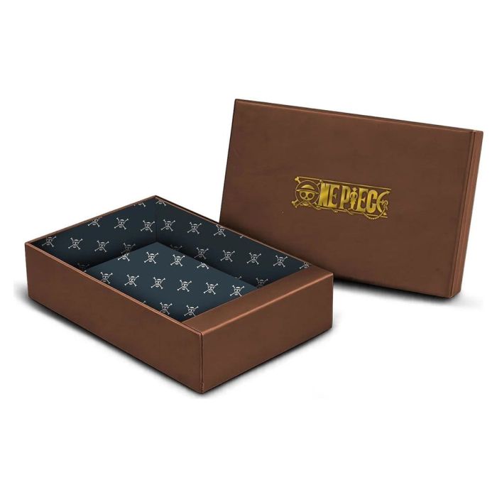 One Piece Wallet Man Zip Skull