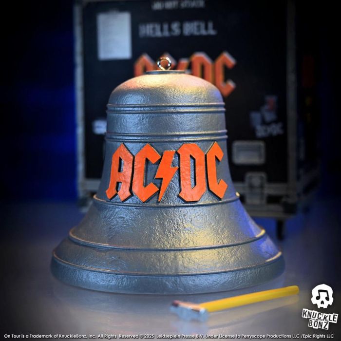 AC/DC Rock Ikonz On Tour Statue PWR UP Tour Hells Bell