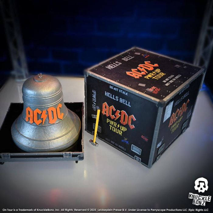 AC/DC Rock Ikonz On Tour Statue PWR UP Tour Hells Bell