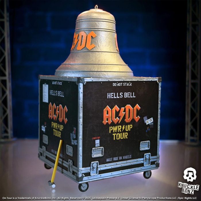 AC/DC Rock Ikonz On Tour Statue PWR UP Tour Hells Bell