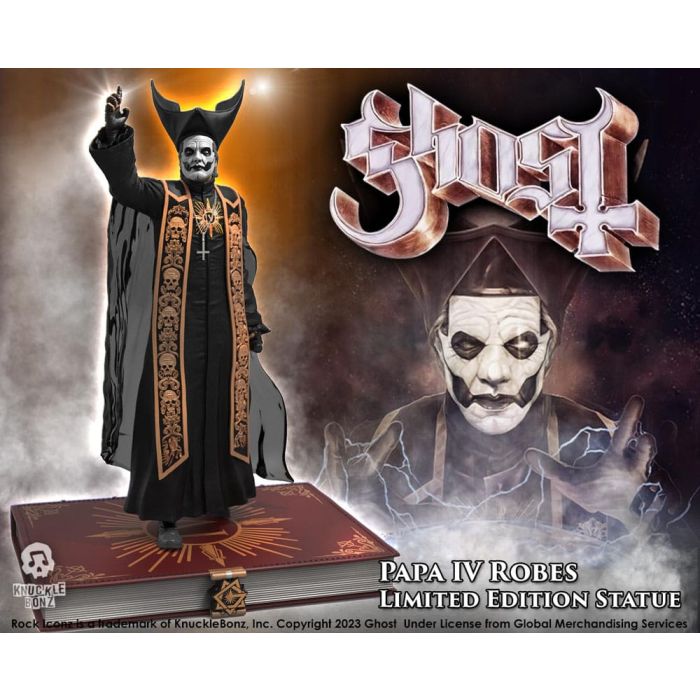 Ghost Rock Iconz Statue 1/9 Papa Emeritus IV (Black Robes) 22 cm