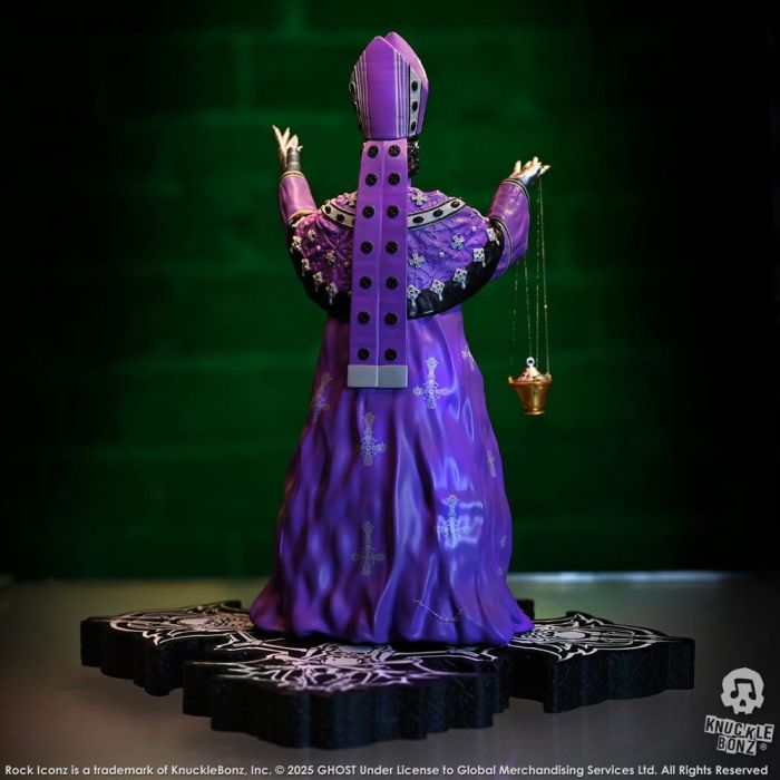 Ghost Rock Iconz Statue Papa V Perpetua Purple Robes 22 cm