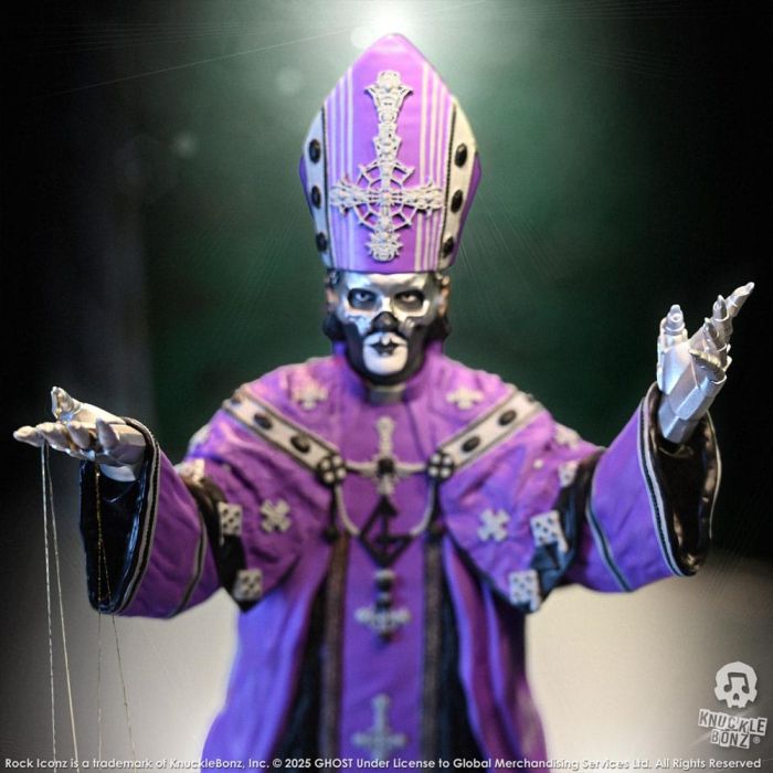 Ghost Rock Iconz Statue Papa V Perpetua Purple Robes 22 cm