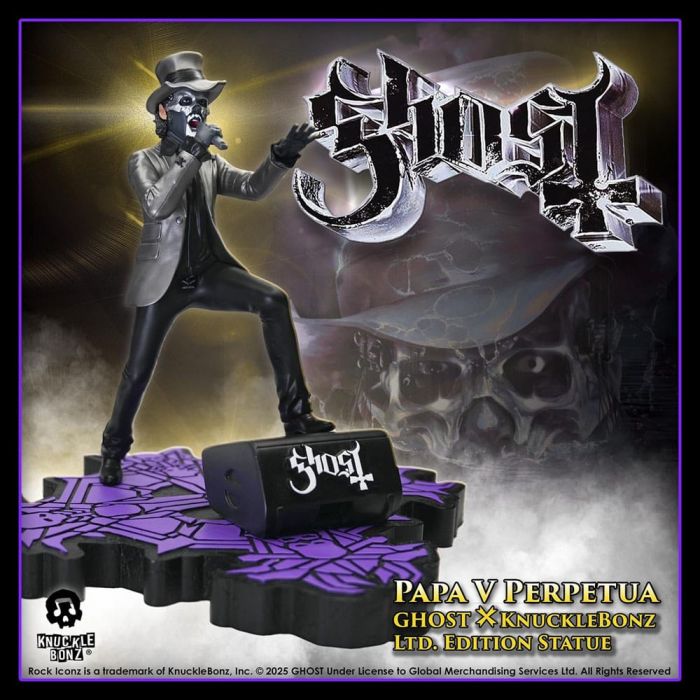 Ghost Rock Iconz Statue Papa V Perpetua Top Hat 22 cm