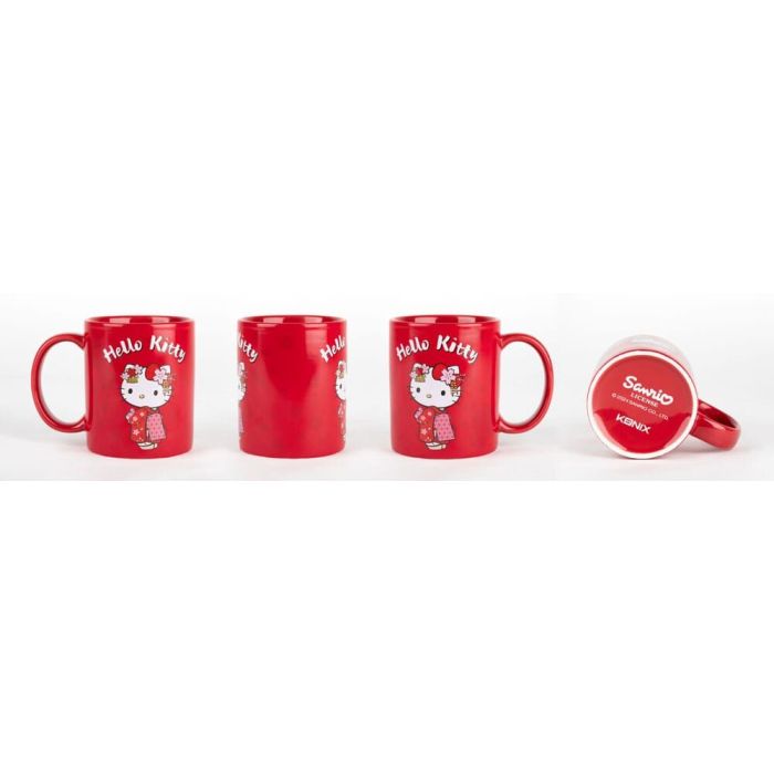 Sanrio Heat Change Mug Hello Kitty Kimono 320 ml   