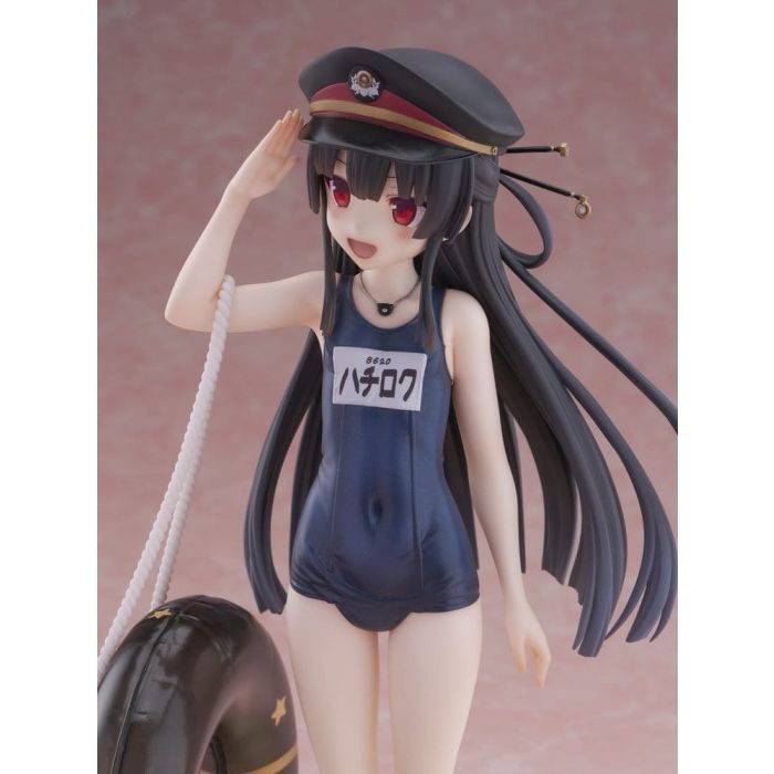 Maitetsu Last Run!! KoiKoi -Sakura- PVC Figure 1/6 Hachiroku School Swimsuit Ver. 23 cm