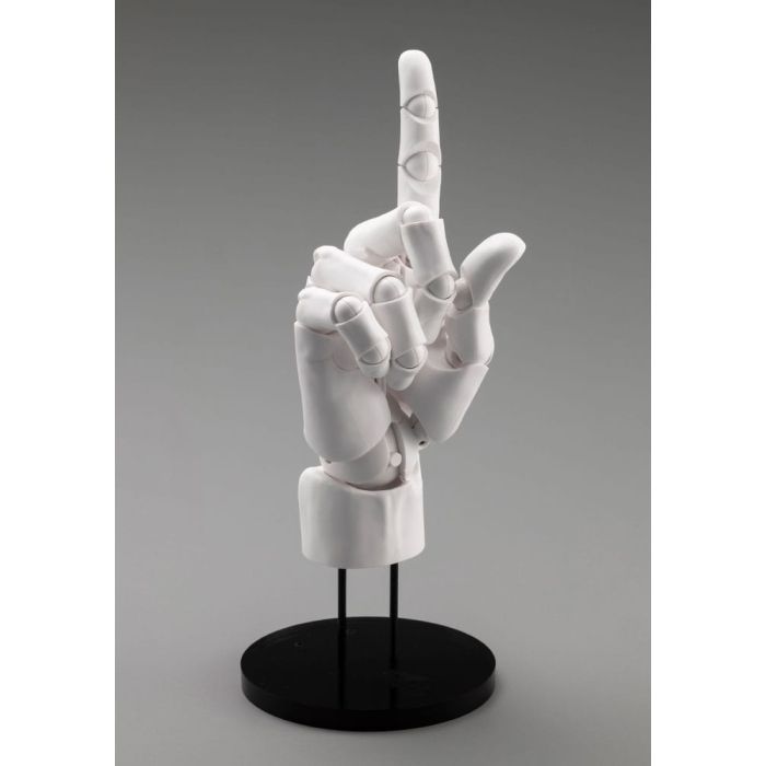 Takahiro Kagami PVC Artist Support Item Hand 1/1 Model Men /R White 22 cm