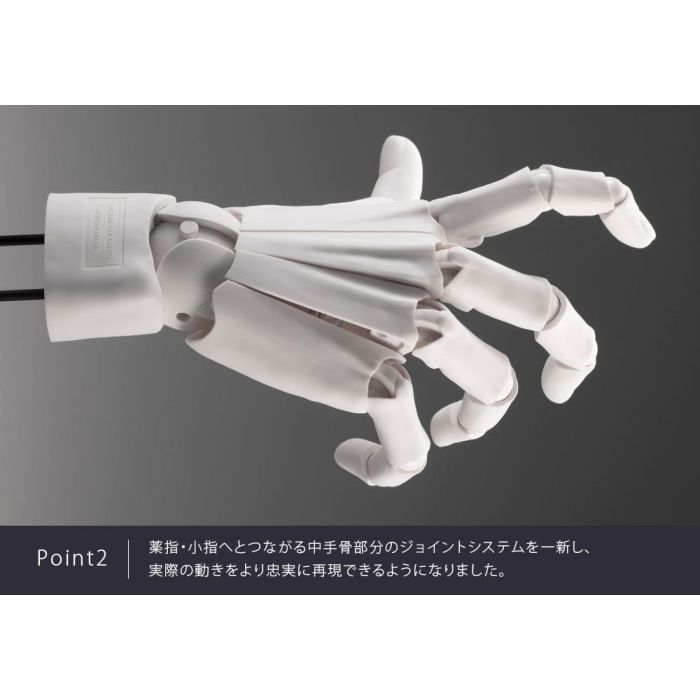 Takahiro Kagami PVC Artist Support Item Hand 1/1 Model Men /R White 22 cm