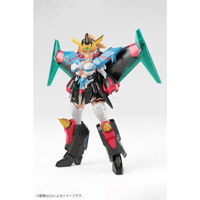 The King of Braves GaoGaiGar Cross Frame Girl Plastic Model Kit Star Gaofighgar 19 cm