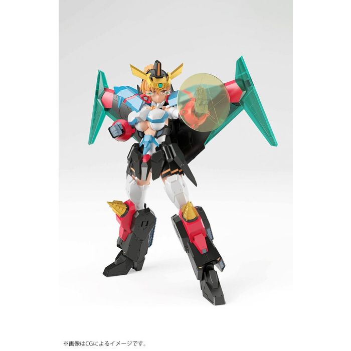 The King of Braves GaoGaiGar Cross Frame Girl Plastic Model Kit Star Gaofighgar 19 cm