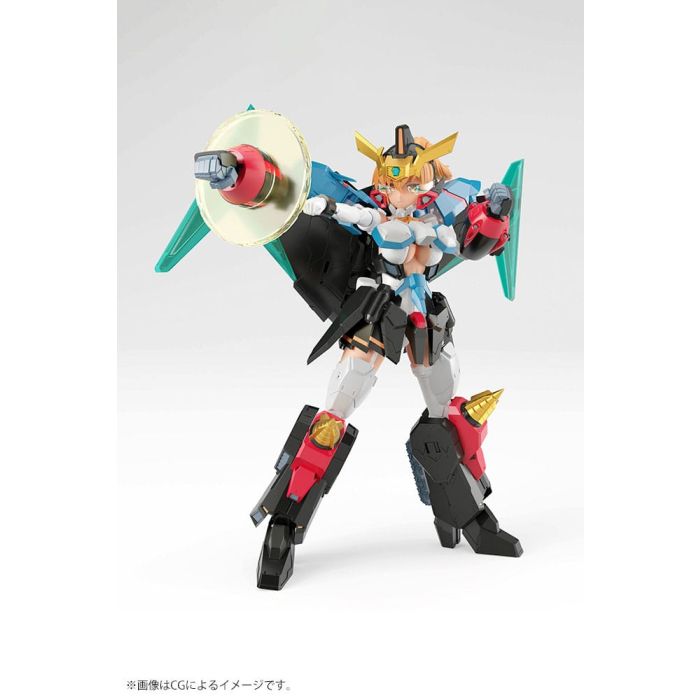The King of Braves GaoGaiGar Cross Frame Girl Plastic Model Kit Star Gaofighgar 19 cm