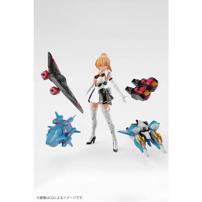 The King of Braves GaoGaiGar Cross Frame Girl Plastic Model Kit Star Gaofighgar 19 cm