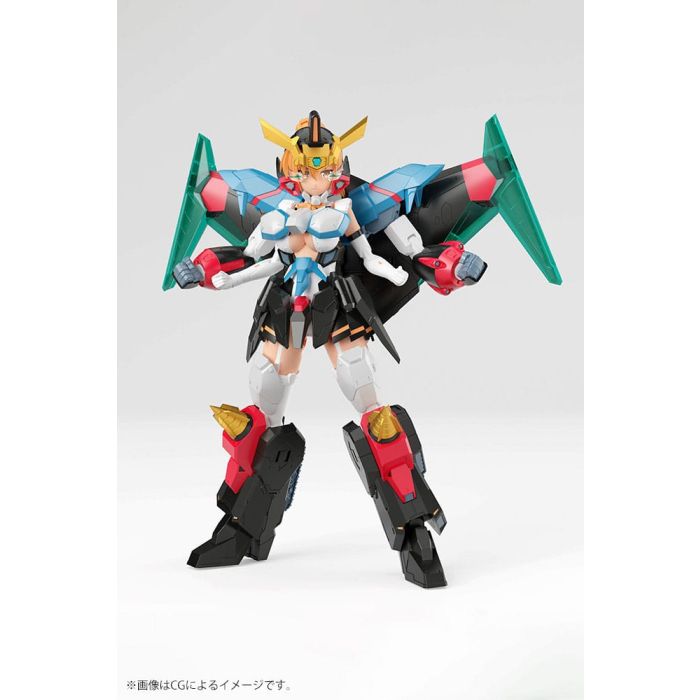 The King of Braves GaoGaiGar Cross Frame Girl Plastic Model Kit Star Gaofighgar 19 cm