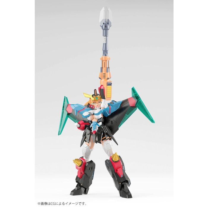 The King of Braves GaoGaiGar Cross Frame Girl Plastic Model Kit Star Gaofighgar 19 cm