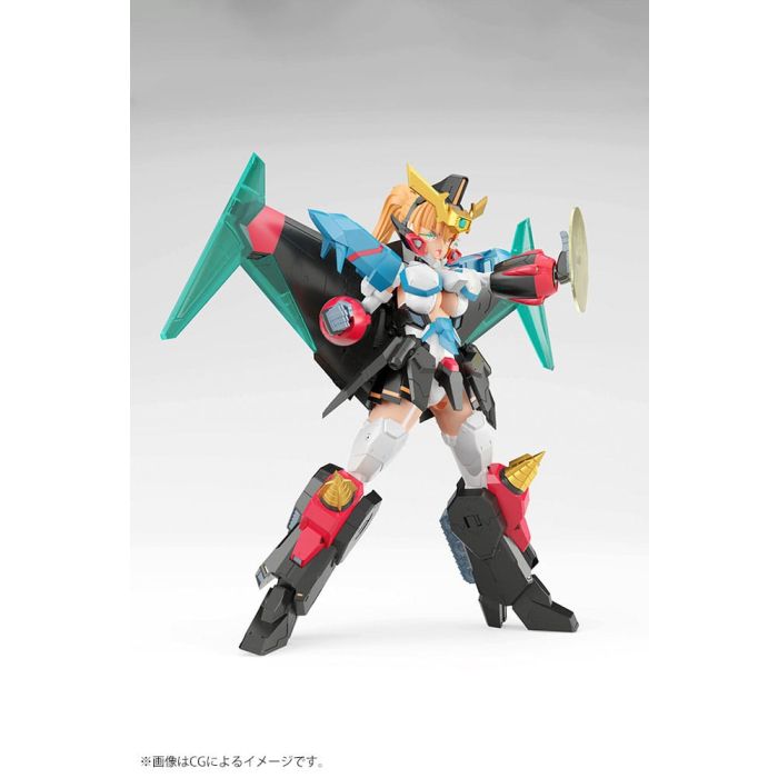 The King of Braves GaoGaiGar Cross Frame Girl Plastic Model Kit Star Gaofighgar 19 cm