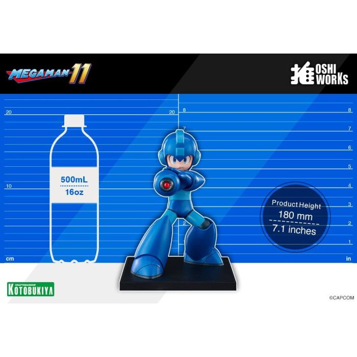 Mega Man Oshi Works PVC Figure Mega Man 18 cm