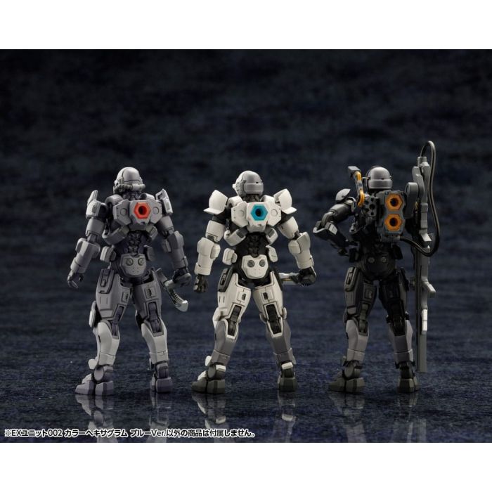 Hexa Gear Plastic Model Kit Accessory Set 1/24 Ex Unit 002 Hexa G-R.A.M Blue Ver.