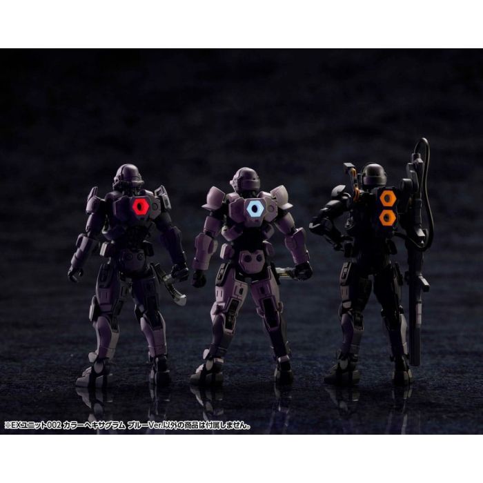 Hexa Gear Plastic Model Kit Accessory Set 1/24 Ex Unit 002 Hexa G-R.A.M Blue Ver.