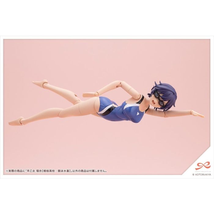Sousaishojoteien Plastic Model 1/10 Rui Saotome Touou High School Competitive Swimsuit 16 cm