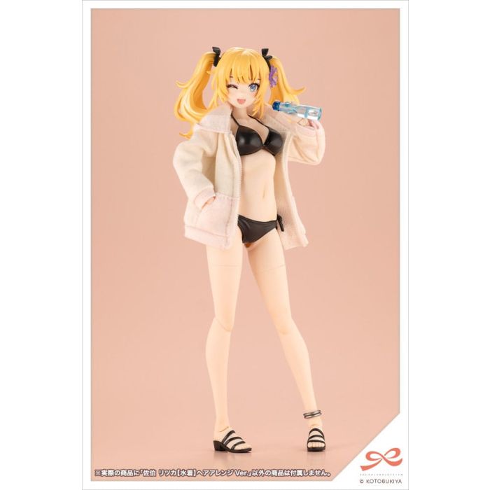 Sousai Shojo Teien Plastic Model Kit 1/10 Ritsuka Saeki (Swim Style) Hair Arrange Ver. 16 cm