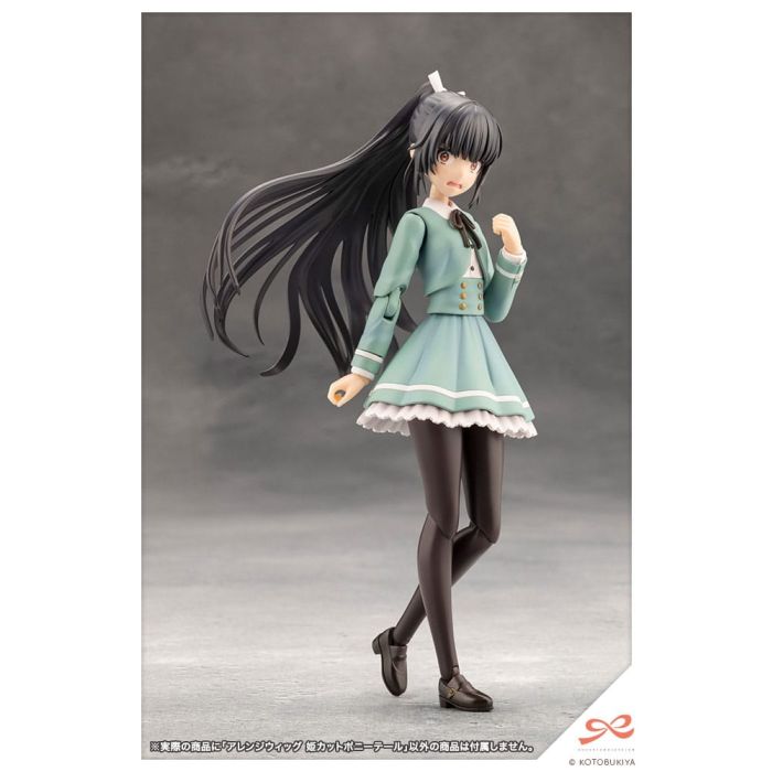 Sousai Shojo Teien Accessory set for action figures Arranged Wigs Hime Cut Pony Tail