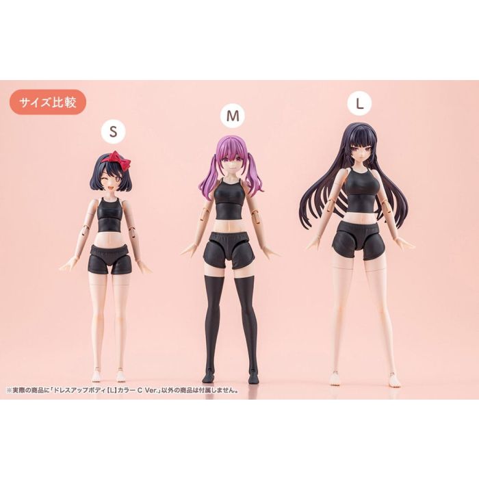 Sousai Shojo Teien Accessory set for action figures Dress Up Body Color C Ver. L