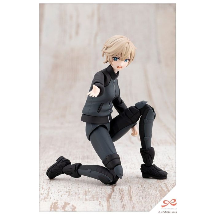 Sousai Shojo Teien Plastic Model Kit 1/10 Rui Saotome Touhou High School Tracksuit Dreaming Style Midnight Onyx 16 cm