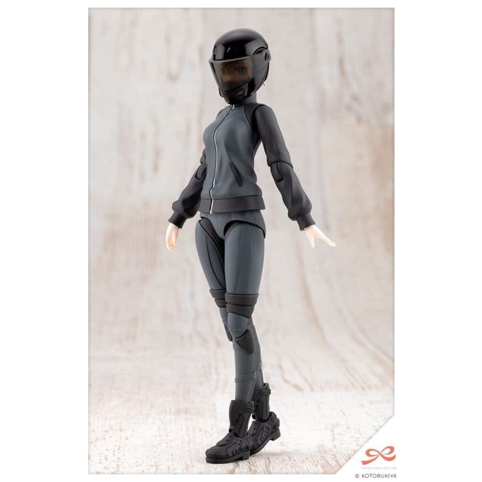 Sousai Shojo Teien Plastic Model Kit 1/10 Rui Saotome Touhou High School Tracksuit Dreaming Style Midnight Onyx 16 cm