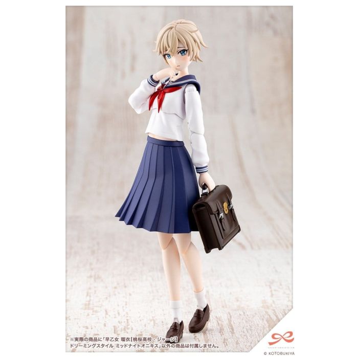 Sousai Shojo Teien Plastic Model Kit 1/10 Rui Saotome Touhou High School Tracksuit Dreaming Style Midnight Onyx 16 cm