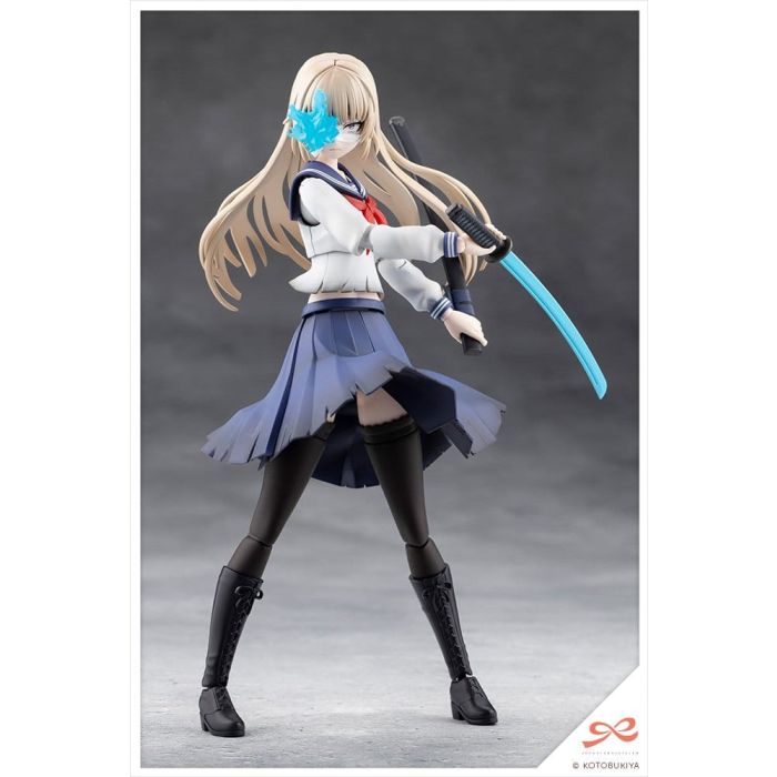 Sousai Shojo Teien Plastic Model 1/10 Kuon Yakushiji Maria Kagaribi Damage Ver. School Girl Emulation 16 cm