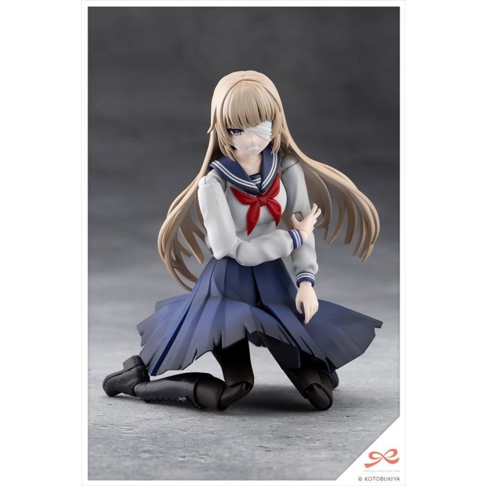 Sousai Shojo Teien Plastic Model 1/10 Kuon Yakushiji Maria Kagaribi Damage Ver. School Girl Emulation 16 cm