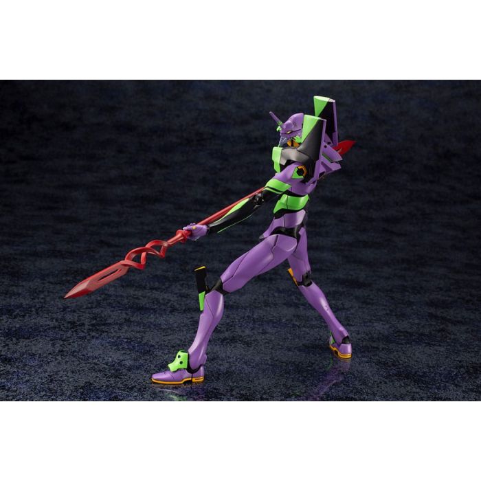 Evangelion: 3.0 + 1.0 Thrice Upon a Time Plastic Model Kit 1/400 Evangelion Test Type-01 with Spear of Cassius 19 cm