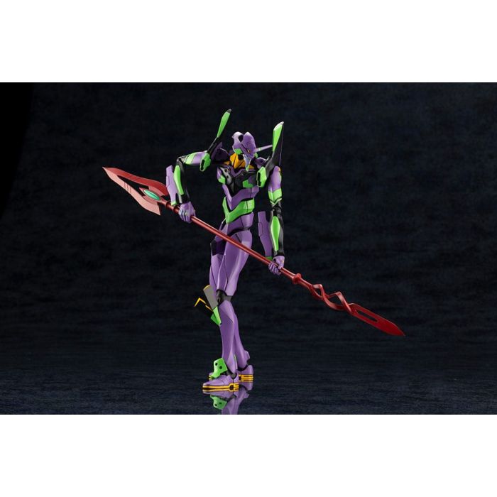 Evangelion: 3.0 + 1.0 Thrice Upon a Time Plastic Model Kit 1/400 Evangelion Test Type-01 with Spear of Cassius 19 cm