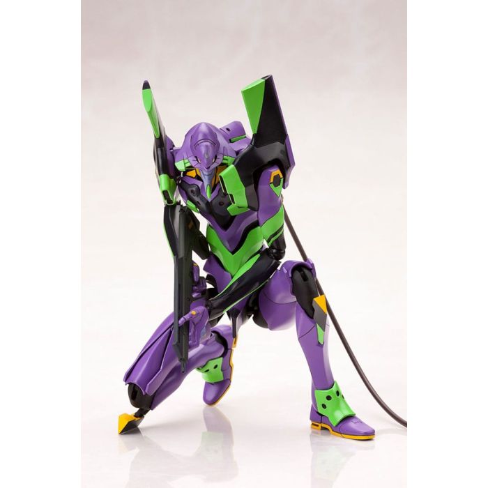 Evangelion: 3.0 + 1.0 Thrice Upon a Time Plastic Model Kit 1/400 Evangelion Test Type-01 with Spear of Cassius 19 cm