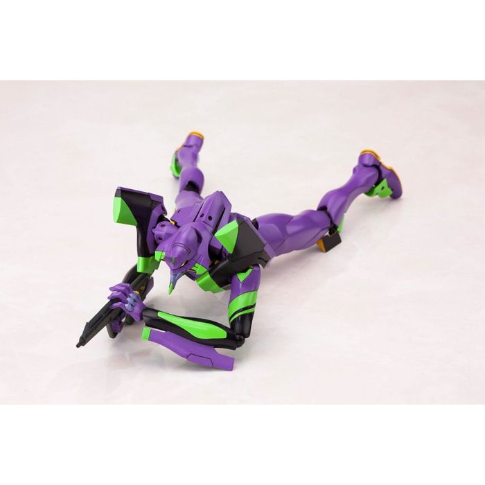 Evangelion: 3.0 + 1.0 Thrice Upon a Time Plastic Model Kit 1/400 Evangelion Test Type-01 with Spear of Cassius 19 cm